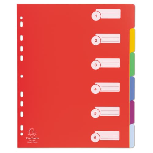 Register Maxi PP 6 Blätter