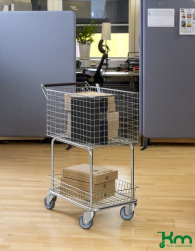 Kongamek Korbwagen, Traglast 100 kg, 2 Etagen