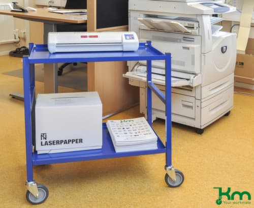 Kongamek Tischwagen 625x414 mm, Traglast 150 kg, 2 Etagen