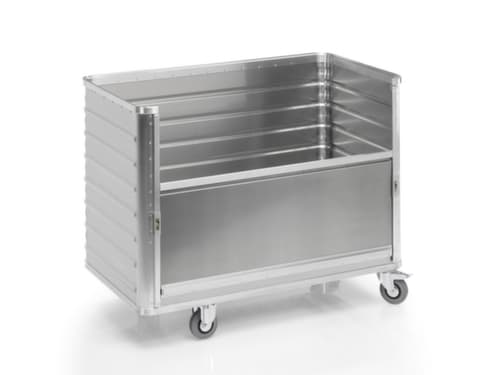 Gmöhling Alu-Kastenwagen mit Eingriffsöffnung, Inhalt 650 l