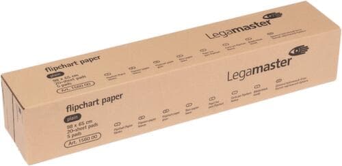 Legamaster Flipchartblock mit 20 Blatt