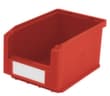 Sichtlagerkasten Top hoch belastbar, rot, Tiefe 230 mm, Polypropylen