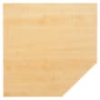 Eckiges Verkettungselement Terra Nova, Breite x Tiefe 1200 x 1200 mm, Platte Ahorn