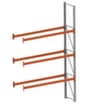 META Palettenregal MULTIPAL für 8 Paletten, 2785 mm breit, 4 Lagerebenen