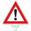 Leitschild für Kettenständer-Set, Ausrufezeichen