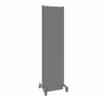 Akustik-Stellwand Mobil, Höhe x Breite 2500 x 625 mm, Wand RAL7037 Staubgrau