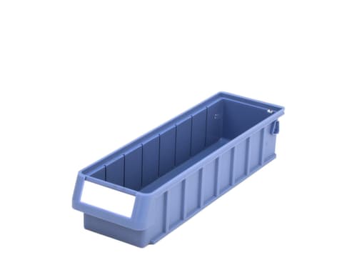 bac compartimentable Top renforcé, bleu pigeon, profondeur 400 mm