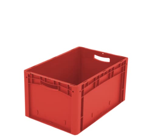 Bac gerbable norme Europe Ergonomic, rouge, capacité 62 l