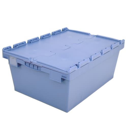 Conteneur consigné de grand volume à double fond, capacité 120 l, couvercle crocodile