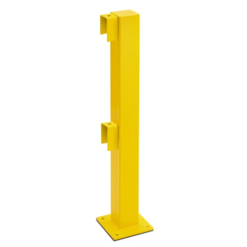 Moravia Système de rambarde pour protection anticollision BLACK BULL XL-Line, poteau, hauteur x largeur 1000 x 100 mm