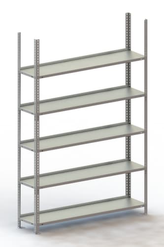 META Etagère à visser, 5 tablettes, RAL7035 gris clair