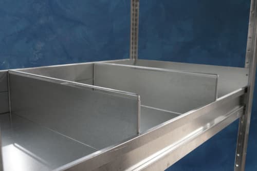 META Auge de matières en vrac pour rayonnage sans boulons