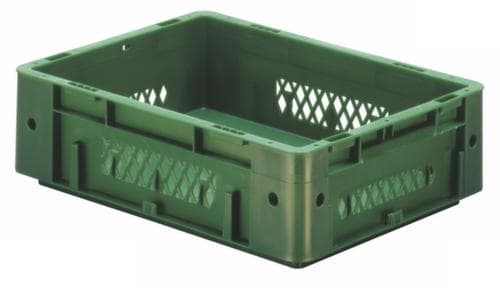 Bac gerbable norme Europe, vert, capacité 9,2 l