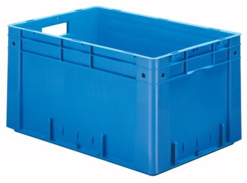 Bac gerbable norme Europe, bleu, capacité 60 l