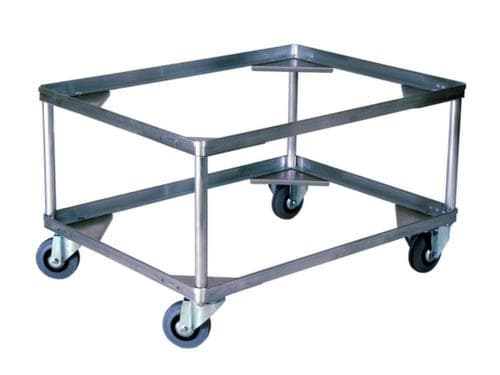 Gmöhling châssis roulant G®-DOLLY C 913 pour bac de transport et caisse de transport en aluminium