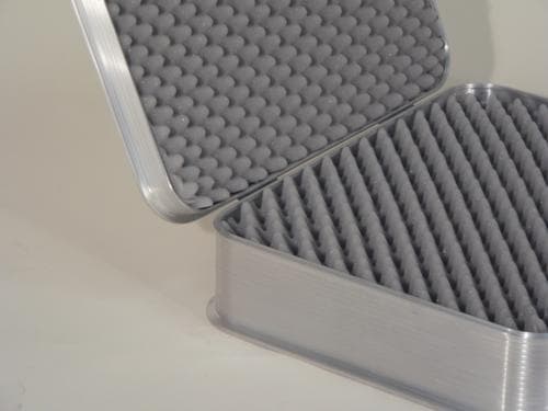 Gmöhling Mousse pyramidale pour mallette en aluminium, pour 36 l bacs