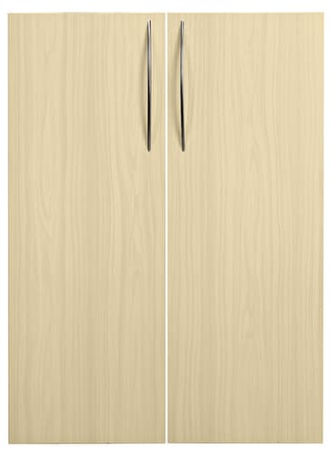 Porte à double battant Terra Nova pour rayonnage de bureau, hauteur x largeur 1140 x 800 mm