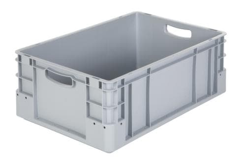 Bacs industriels gerbables, gris, capacité 40 l