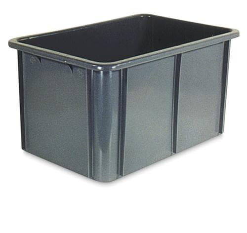 Bac gerbable pour aliments, gris, capacité 60 l