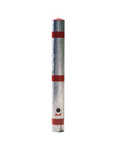 Poteau à tête pointue, hauteur 900 mm, à insérer avec manchon