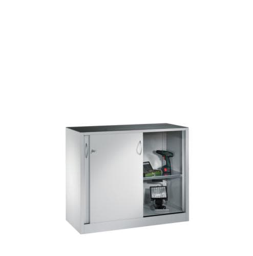 C+P Armoire à portes coulissantes ERGO gris clair