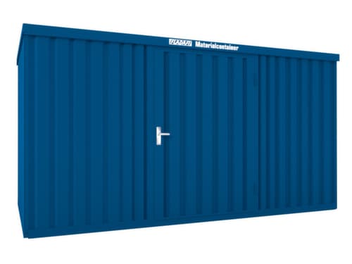 Säbu Conteneur de stockage laqué FLADAFI® avec plancher en bois