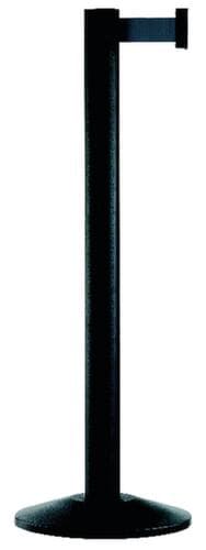 Système de guidage des personnes Classic avec 1 sangle et montants, longueur de la courroie 2,3 m, montant noir