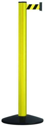 Poste Safety de ceinture avec 1 ou 2 ceintures, longueur de la courroie 3,7 m, montant aluminium
