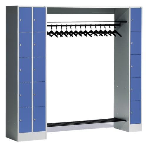 C+P Vestiaire à casiers Classic avec 15 casiers, largeur 2100 mm