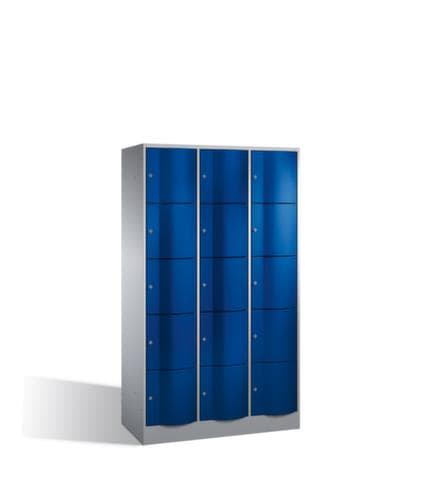 C+P armoire multicases Resisto, 15 compartiments