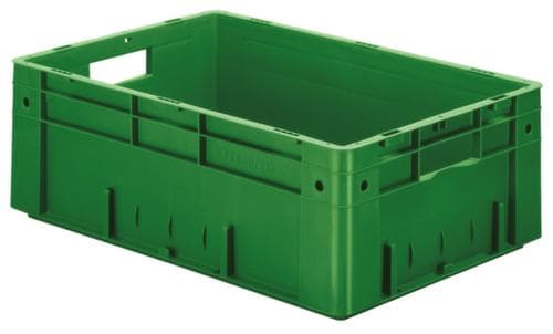 Bac gerbable norme Europe, vert, capacité 38 l