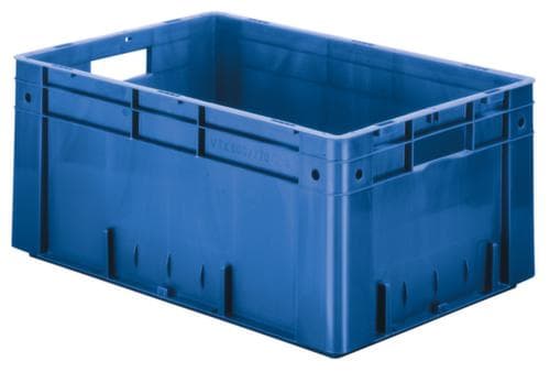 Bac gerbable norme Europe, bleu, capacité 50 l
