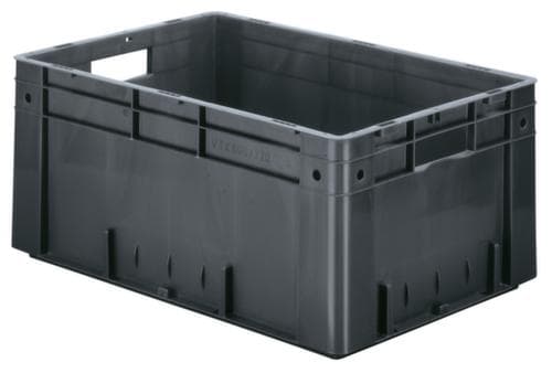 Bac gerbable norme Europe, gris, capacité 50 l