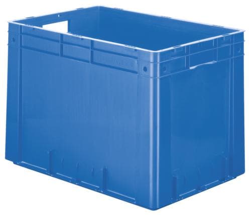 Bac gerbable norme Europe, bleu, capacité 80 l