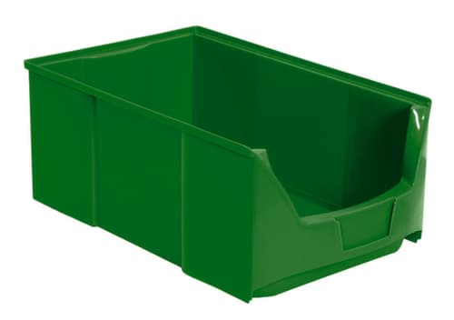 Bac à bec empilable Futura avec ouverture de prise profonde, vert, profondeur 510 mm