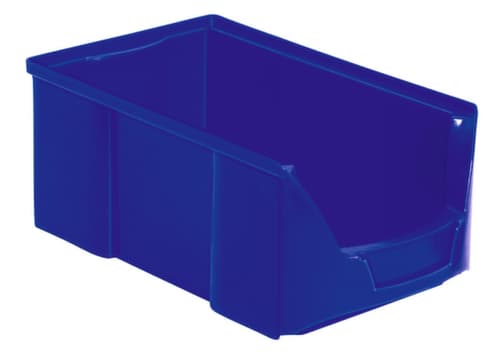 Bac à bec empilable Futura avec ouverture de prise profonde, bleu, profondeur 360 mm