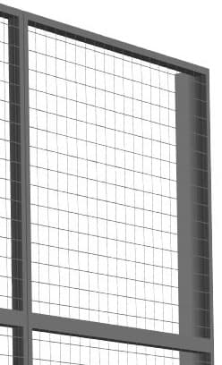 TROAX Élément mural supplémentaire Standard pour parois de séparation, largeur 700 mm