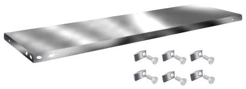 hofe Tablette pour rayonnage à boulonner type mi-lourd, largeur x profondeur 1300 x 400 mm