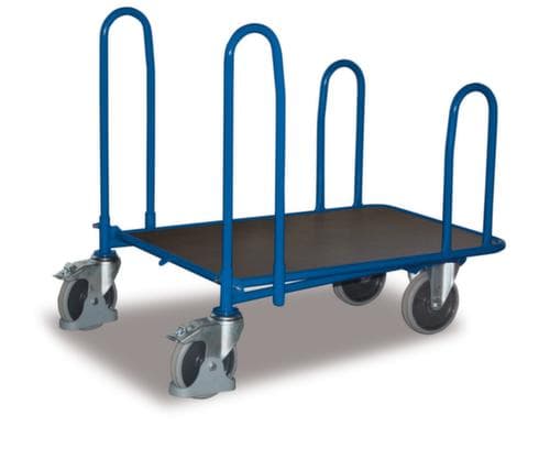 VARIOfit Chariot peu encombrant charges longues, force 500 kg, plateau longueur x largeur 1030 x 545 mm