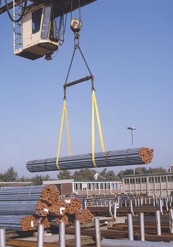 Sangle de levage en olive, 500 kg force