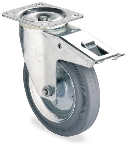 BS-ROLLEN Roue en caoutchouc plein non tachante