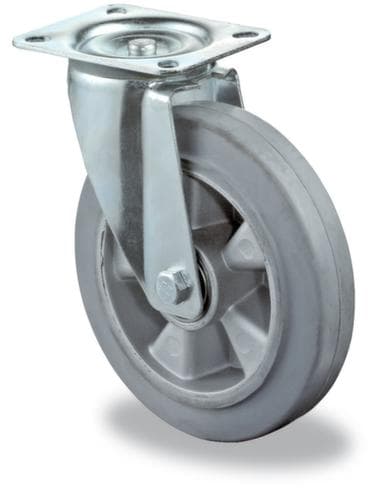 BS-ROLLEN Roue en caoutchouc plein élastique non tachante