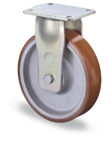 BS-ROLLEN Roulette pour fortes charges, force 1000 kg, polyuréthane bandage