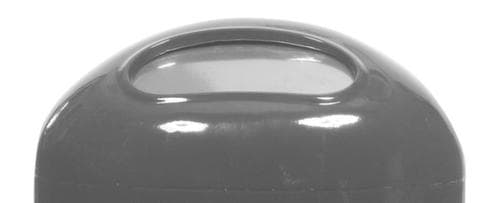 Poubelle ovale pour l'extérieur, 45 l, anthracite