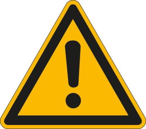 Panneau d'avertissement signal d'avertissement général, étiquette
