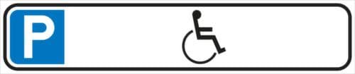 Panneau de parking en aluminium, panneau d'information