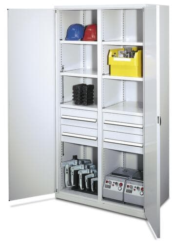 Kappes Armoire pour charges lourdes RasterPlan® avec cloison de séparation médiane