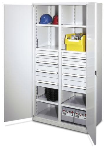 Kappes Armoire pour charges lourdes RasterPlan® avec cloison de séparation médiane