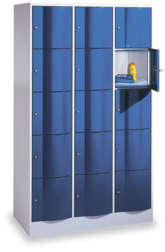 C+P armoire multicases Resisto, 15 compartiments