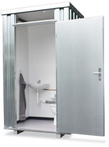 Säbu Cabine polyvalente et sanitaire, hauteur x largeur x profondeur 2425 x 1400 x 1250 mm